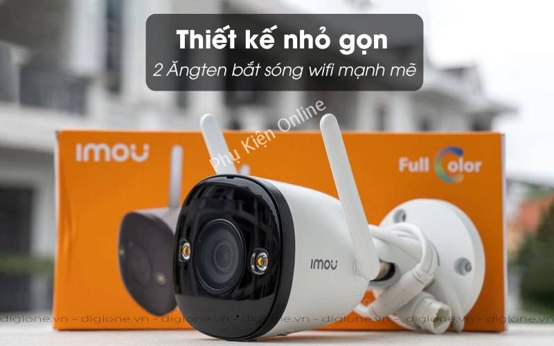 Camera Wifi 4MP IPC-F42FEP-IMOU tích hợp đèn Spotlight, còi báo động